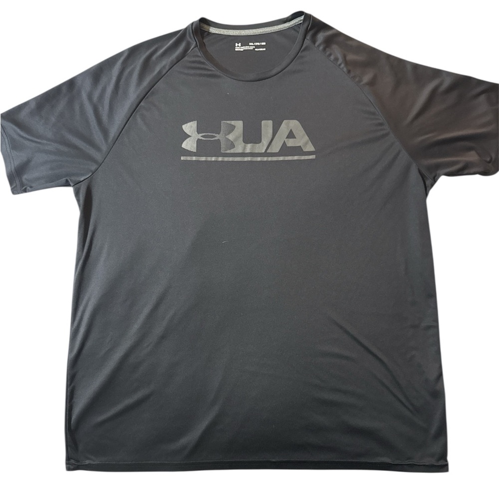 Under Armour Men's Dark Gray Short Sleeve Tee Heat Gear 3XL